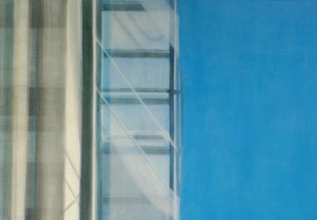 Ohne Titel, Mischtechnik auf Leinwand, 70 x 100 cm, 2002110 x 90 und 90 x 100 cm, 2000