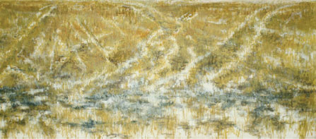 Ohne Titel, Öl auf Leinwand, 55 x 125 cm, 2007