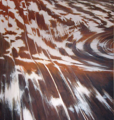 Ohne Titel, Öl auf Leinwand, 125 x 115 cm, 2007