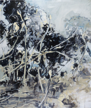 Ohne Titel,  Öl auf Leinwand, 120 x 100 cm, 2018