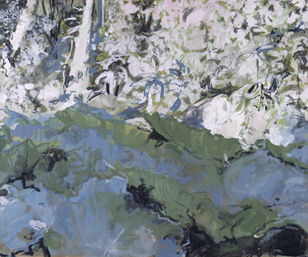 Ohne Titel,  Öl auf Leinwand, 100 x 120 cm, 2019