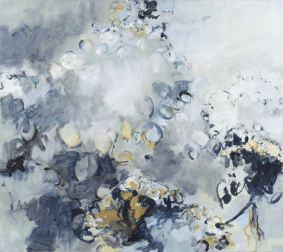 Ohne Titel,  Öl auf Leinwand, 80 x 90 cm, 2020